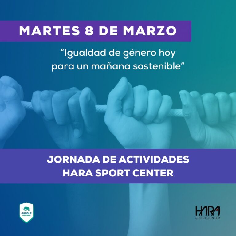 Jornada de la mujer 2022 que tendrá lugar en las instalaciones del Hara Sport Center este próximo 8 de marzo.